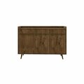 Designed To Furnish Bradley Buffet Stand with 4 Shelves in Rustic Brown, 38.58 x 53.54 x 14.53 in. DE2140062